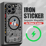 Magnetic Space Astronaut Case For iPhone
