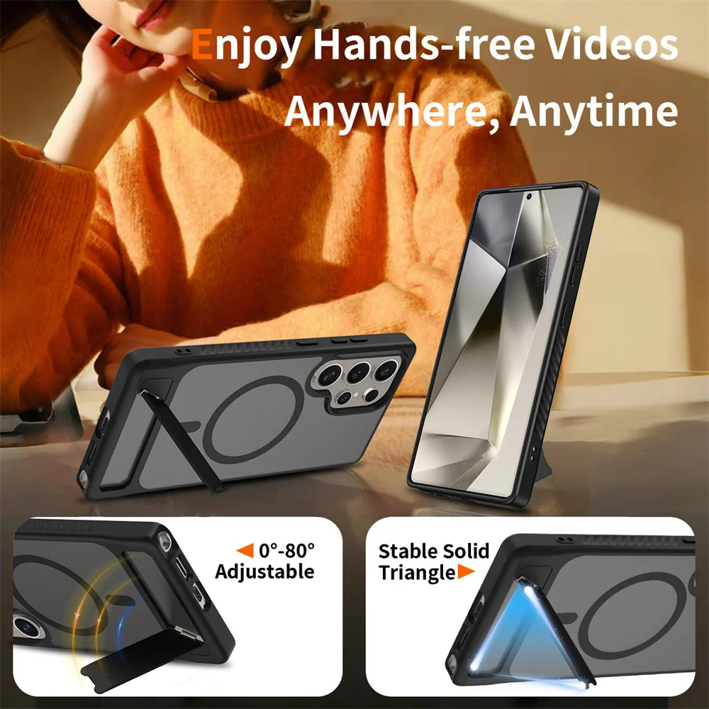 Magnetic Slim Military-Grade Case For Samsung Galaxy