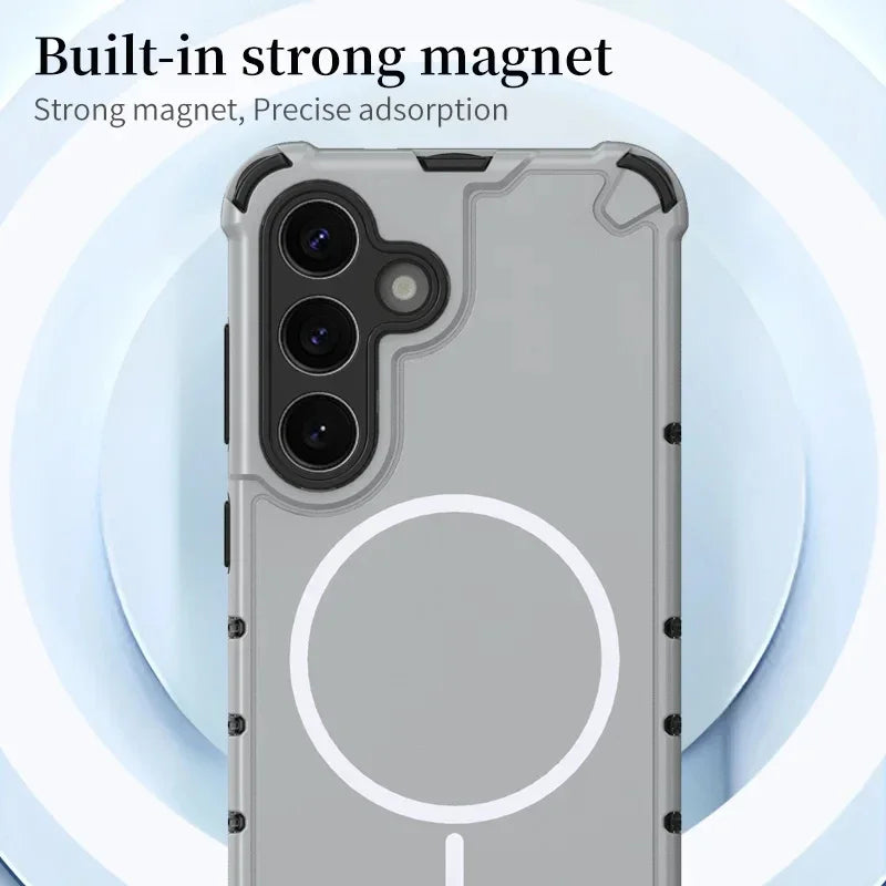 Luxury Frame Shockproof Magnetic Case for Samsung
