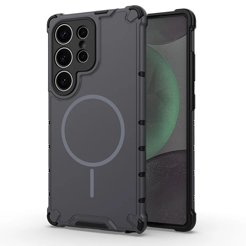 Luxury Frame Shockproof Magnetic Case for Samsung