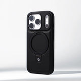 Magnetic Ring Stand PU Leather Shockproof Case For iPhone