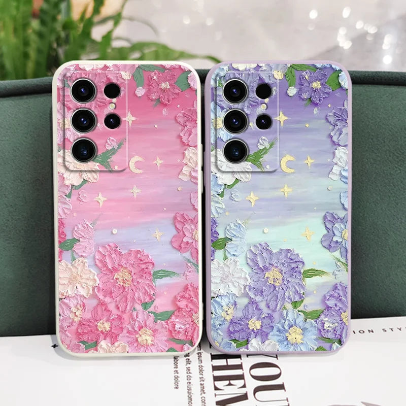 Flower Beach Case For Samsung Galaxy