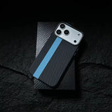 Carbon Fiber Texture Magnetic Armor Case For iPhone