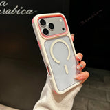 Colorful Magnetic Shockproof Case For iPhone