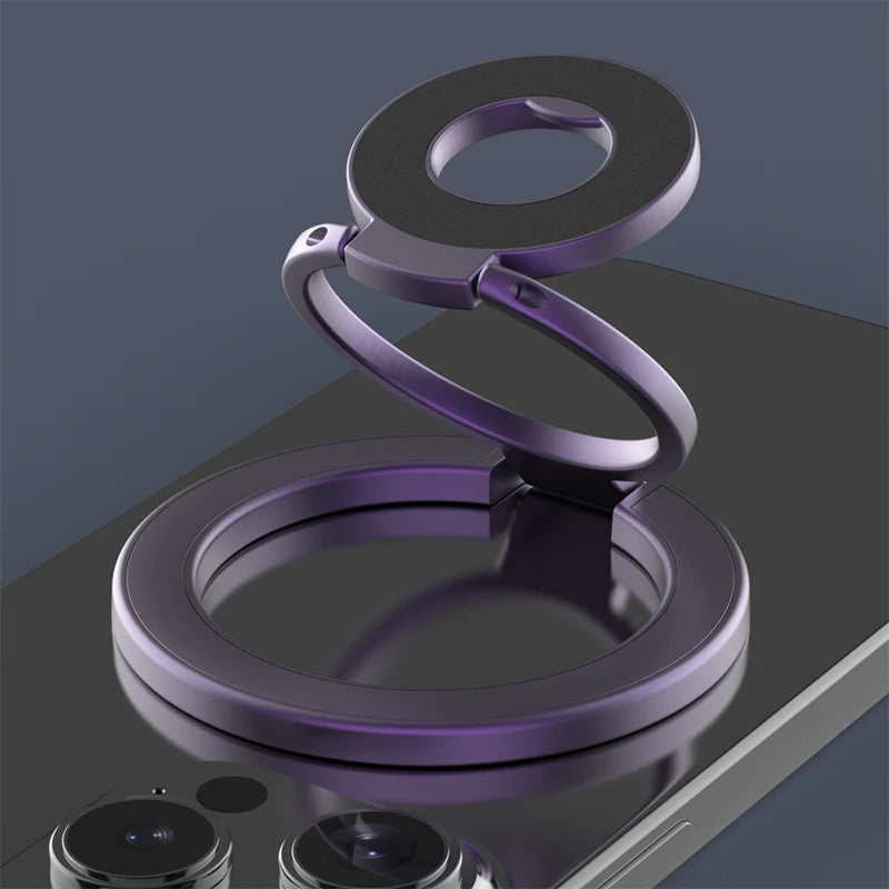 Double Sided Magnetic Ring Holder Folding Stand Bracket For iPhone