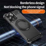 Metal 360 ° Rotating Bracket Magnetic Aromatherapy Case For iPhone