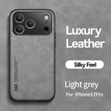 Luxury Leather Skin Feeling Magnetic Case For iPhone