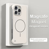 Frameless Solid Color Magnetic Case For iPhone