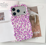 Luxury 2 in 1 Gradient Leopard Print Shockproof Protective Case for iPhone