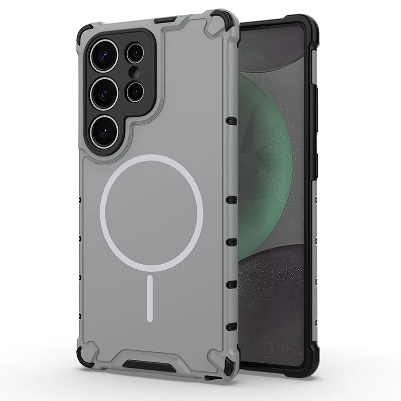 Luxury Frame Shockproof Magnetic Case for Samsung