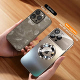 Luxury Glass Magnetic Case For iPhone