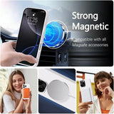 Long Crossbody Strap Magnetic Liquid Silicone Case For iPhone