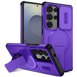 Magnetic Armor Lens Protect Camera Case for Samsung