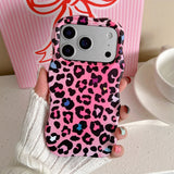 Luxury 2 in 1 Gradient Leopard Print Shockproof Protective Case for iPhone