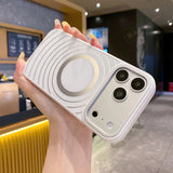 Fashion Big Windows Shockproof Magnetic Case For iPhone