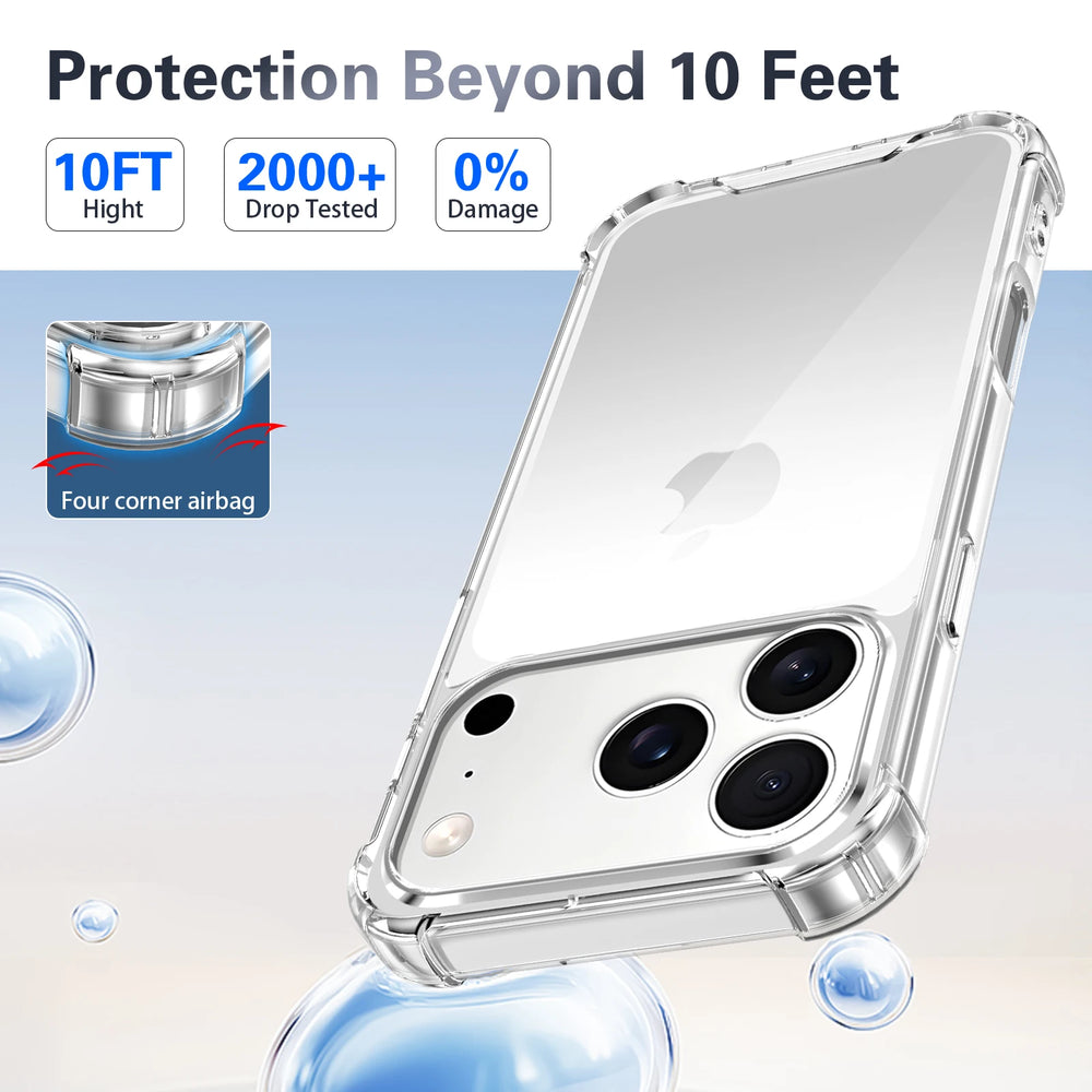 High Transparent Anti-Shock Case for iPhone