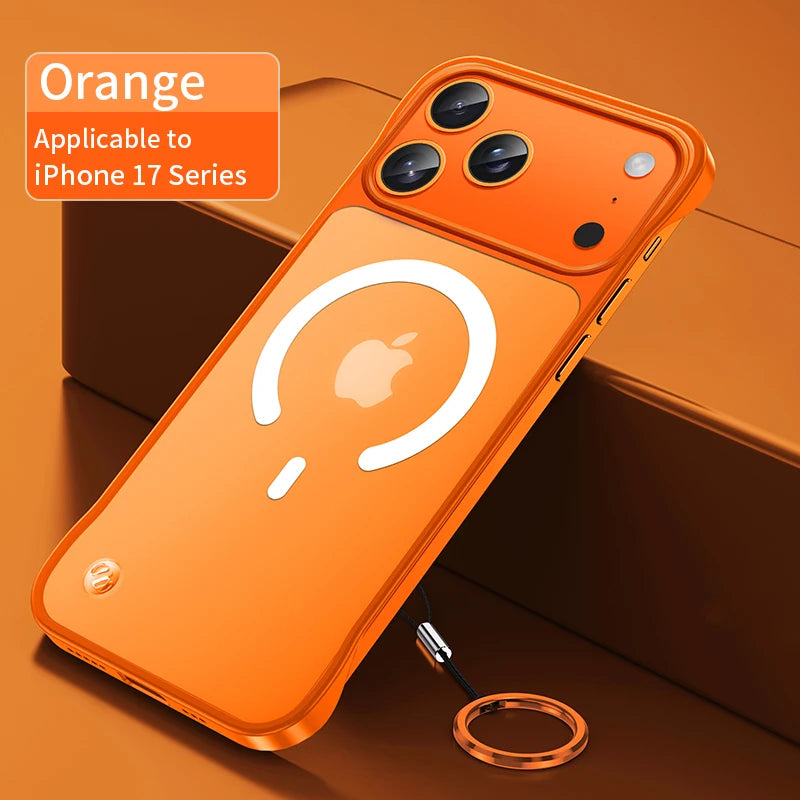 Ultra Thin Frameless Magnetic Soft Case For iPhone