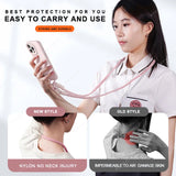 Long Crossbody Strap Magnetic Liquid Silicone Case For iPhone