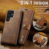 Magnetic Flip Leather Wallet Case For Samsung