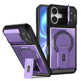 Flip Full Lens Protection Fold Stand Magnetic Case For iPhone