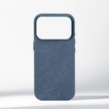 Luxury Shockproof Magnetic Fiber Leather Case For iPhone