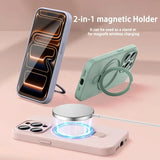Liquid Magnetic Holder Phone Case For iPhone