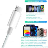 Original 60W PD USB-C to USB C Fast Charging Cable For iPhone