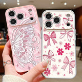 Magnetic Butterfly Pattern Phone Case For iPhone