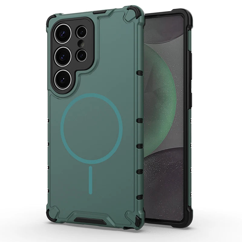 Luxury Frame Shockproof Magnetic Case for Samsung