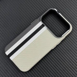 Carbon Fiber Texture Magnetic Armor Case For iPhone