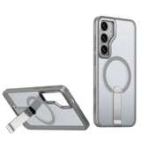 Luxury Metal Bracket Folding Stand Magnetic Case For Samsung