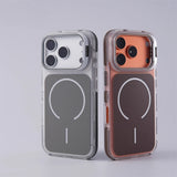 Luxury Matte Shockproof Magnetic Bumper Case For iPhone