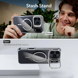 Original Magnetic Invisible Lens Stand Holder Case For iPhone