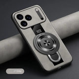Matte Fiber Magnetic Case For iPhone