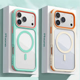 Colorful Magnetic Shockproof Case For iPhone