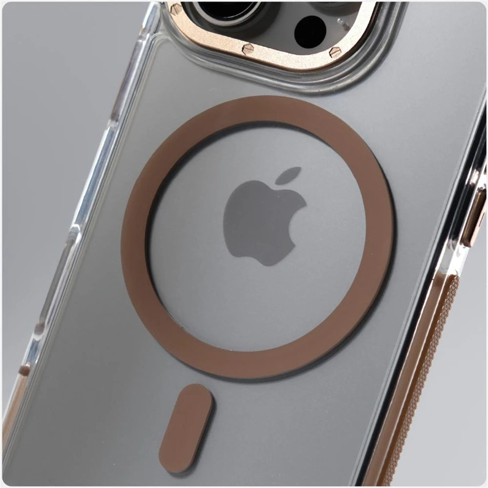 Luxury Armor Non-Slip Magnetic Case For iPhone