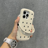 Solid Color Silicone Hole Mesh Cooling Case for iPhone