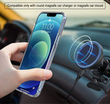 Clear Magnetic with Kickstand Case for iPhone