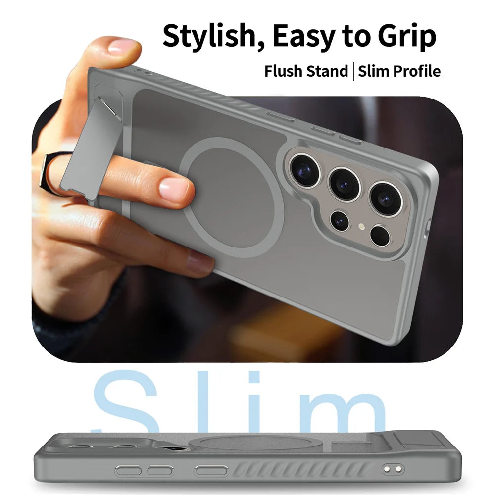 Magnetic Slim Military-Grade Case For Samsung Galaxy