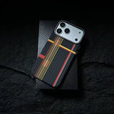 Carbon Fiber Texture Magnetic Armor Case For iPhone