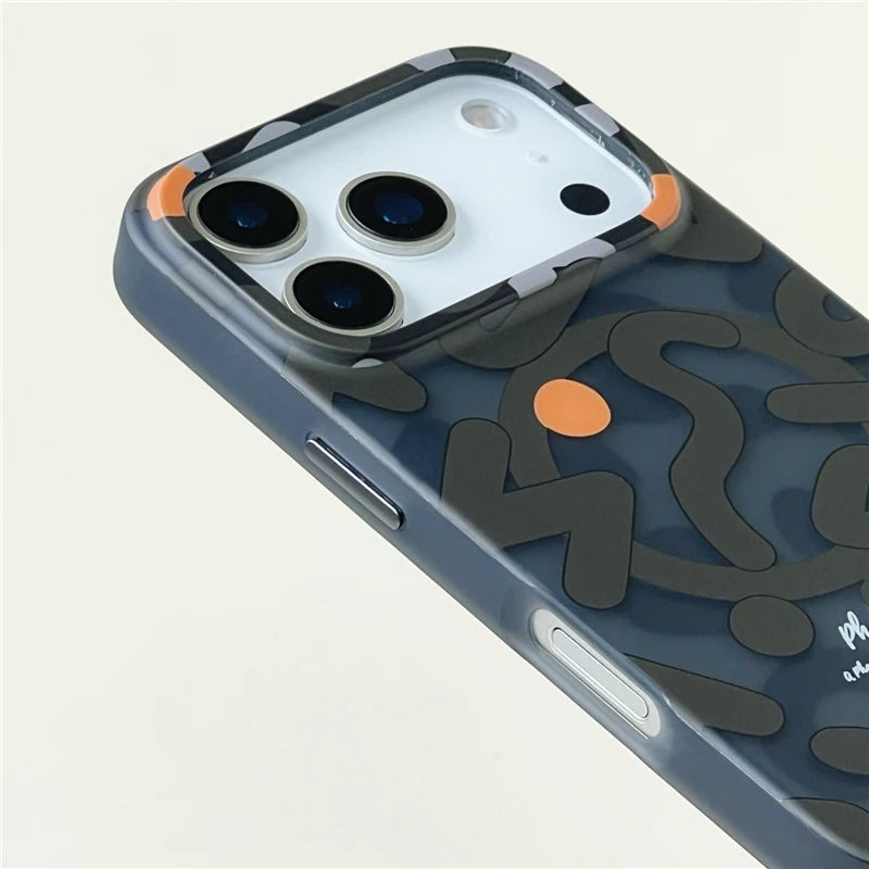 Trendy Graffiti Pattern for Magnetic Case For iPhone