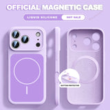 New Official Liquid Silicone Magnetic Case For iPhone