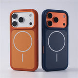 Original Double Color Matte Magnetic Case For iPhone