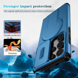 Magnetic Armor Lens Protect Camera Case for Samsung