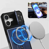 Flip Full Lens Protection Fold Stand Magnetic Case For iPhone