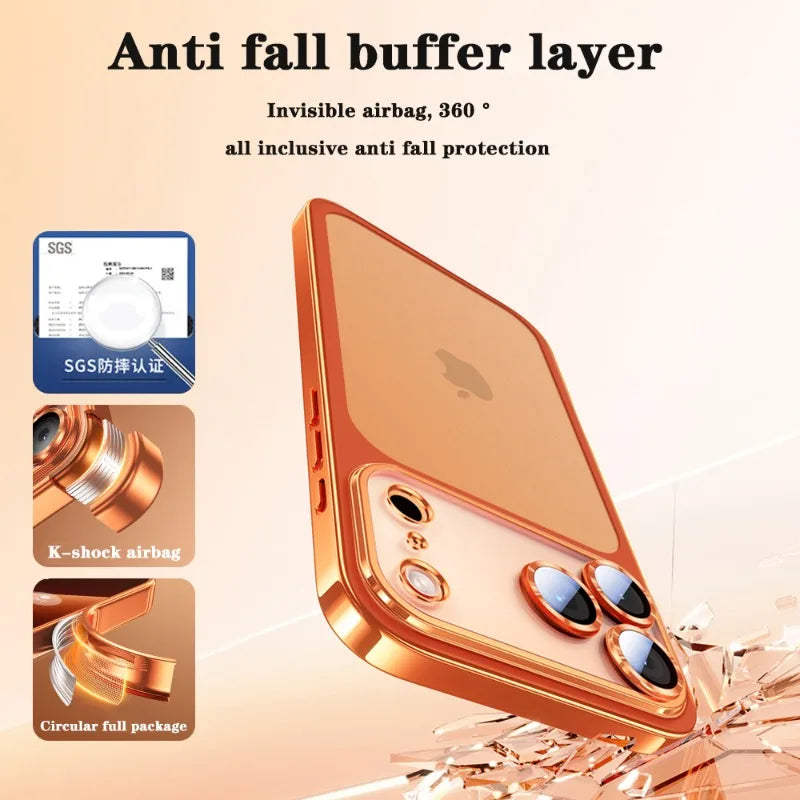 Ultra-thin All-inclusive Drop-proof Colorful Case For iPhone