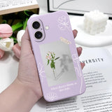 Silicone Aquarius Flower Case For iPhone
