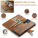 Magnetic Flip Leather Wallet Case For Samsung