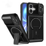 Flip Full Lens Protection Fold Stand Magnetic Case For iPhone