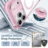 Armor Shockproof Magnetic Transparent Case For iPhone